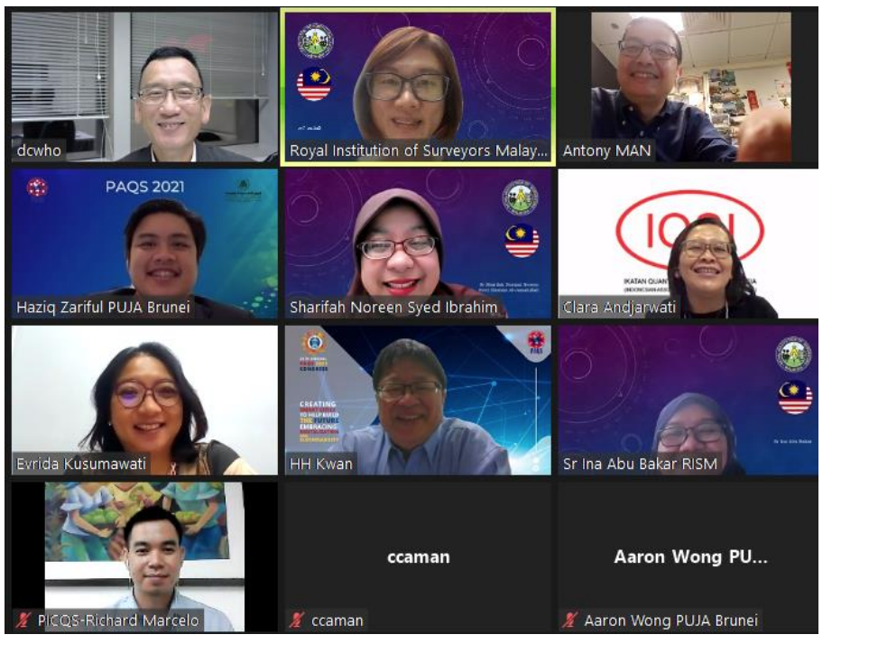 PAQS Sustainability Committee Meeting 2021 via Zoom